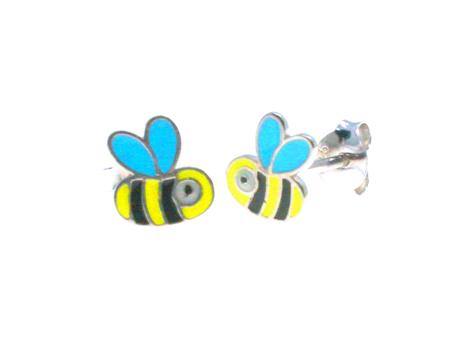 Kids Bee Silver Earring - Silver Spirit Jewellery
