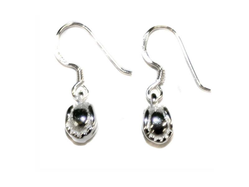 Silver Hurling Ball Drop Earring - Silver Spirit Jewellery