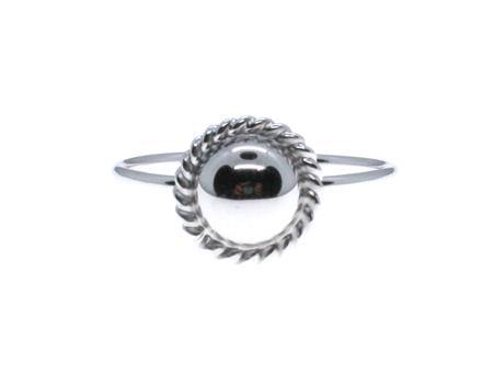 A Silver Ball Design Ring - Silver Spirit Jewellery