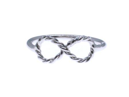A Silver Infinity Design Ring - Silver Spirit Jewellery