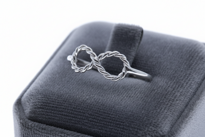 Silver Infinity Design Ring