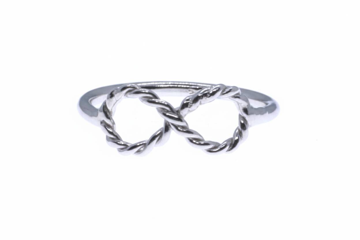 Silver Infinity Design Ring