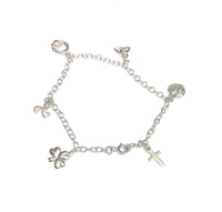 Celtic Silver Charm Bracelet