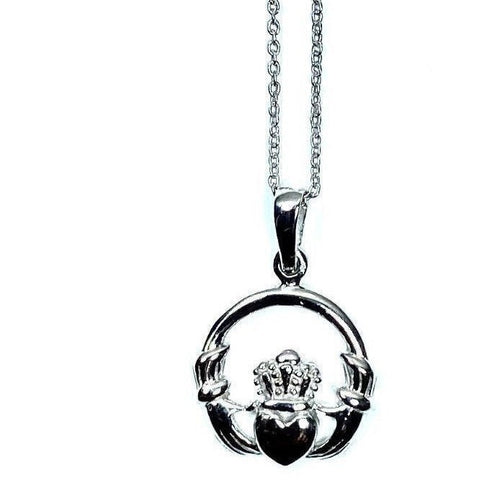 Claddagh Silver Pendant Chained
