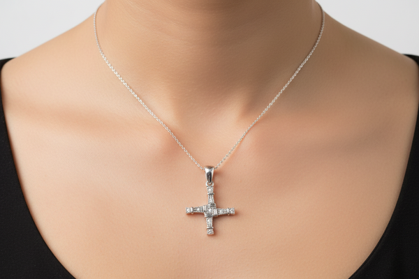 St Bridget’s Marcasite Silver Cross