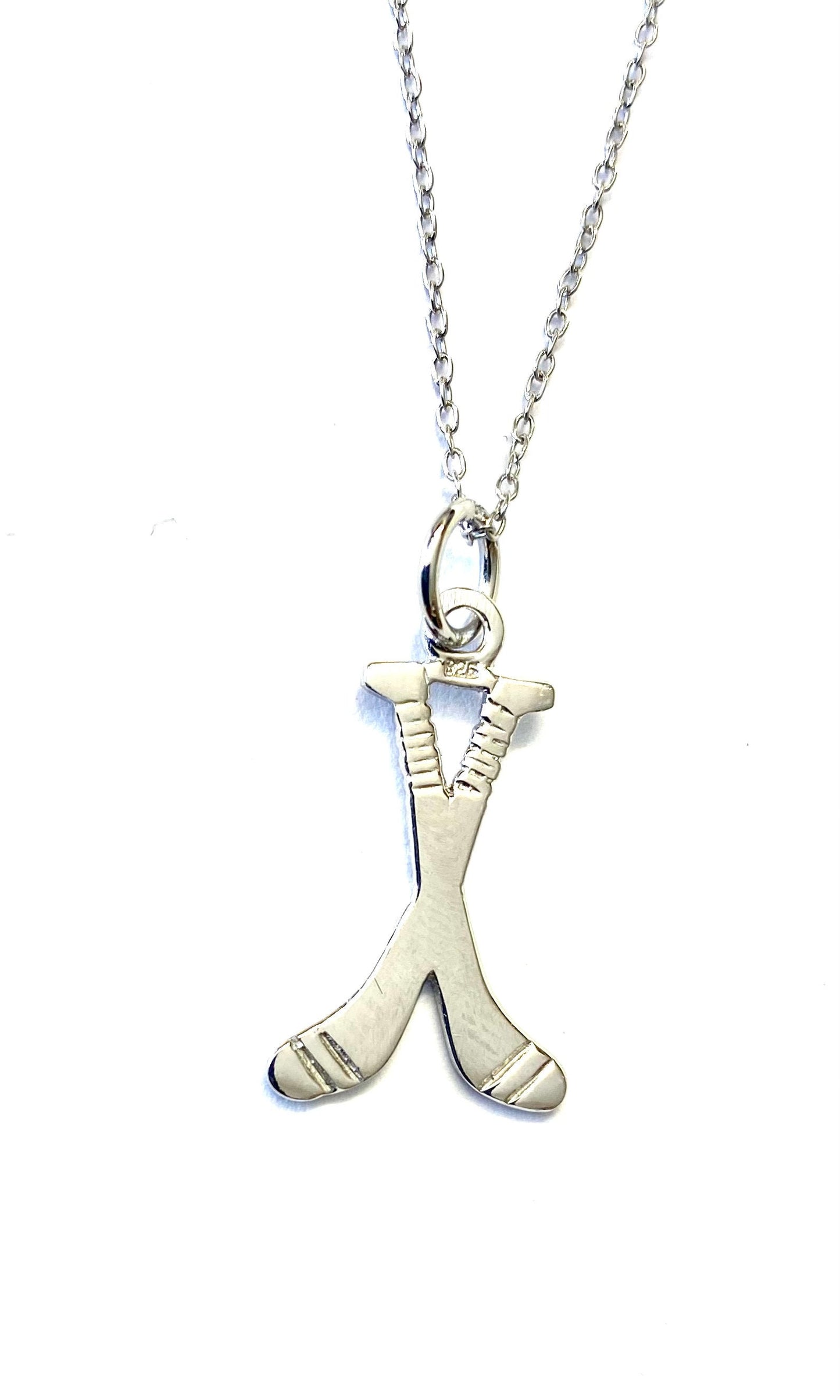 Kids Silver Double Hurling Stick