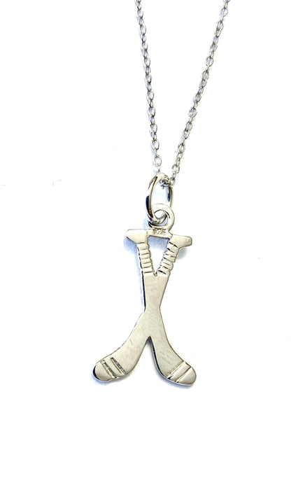 Kids Silver Double Hurling Stick