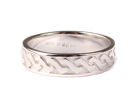 Celtic Knot Design Irishmade Silver Unisex Ring