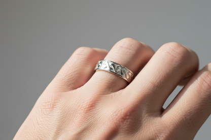 Celtic Knot Design Irishmade Silver Unisex Ring