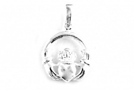 Claddagh Silver Pendant Chained