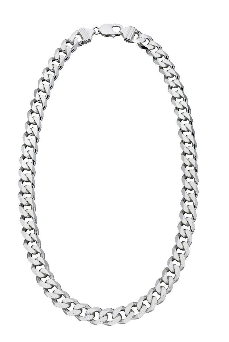 Mens Curb Link Sterling Silver Lightweight Necklace (5.80mm Width)