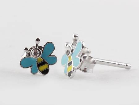Kids Bee Silver Earring - Silver Spirit Jewellery