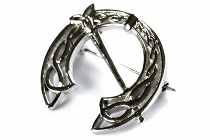 Celtic Silver Brooch