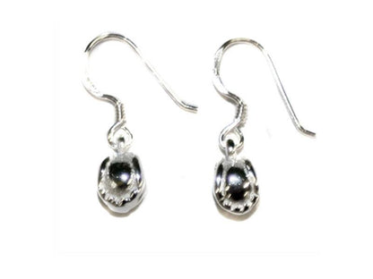 Silver Hurling Ball Drop Earring - Silver Spirit Jewellery