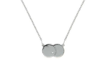 A white CZ Necklace - Silver Spirit Jewellery