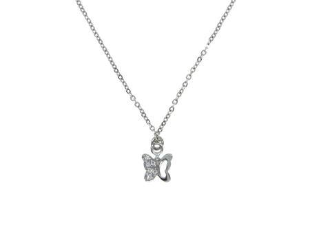 Kids Silver Butterfly Necklace - Silver Spirit Jewellery