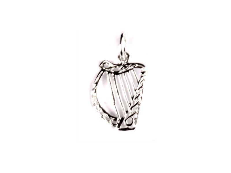 Irish Harp Silver Pendant - Silver Spirit Jewellery
