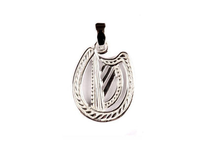 Irish Harp Silver Pendant - Silver Spirit Jewellery