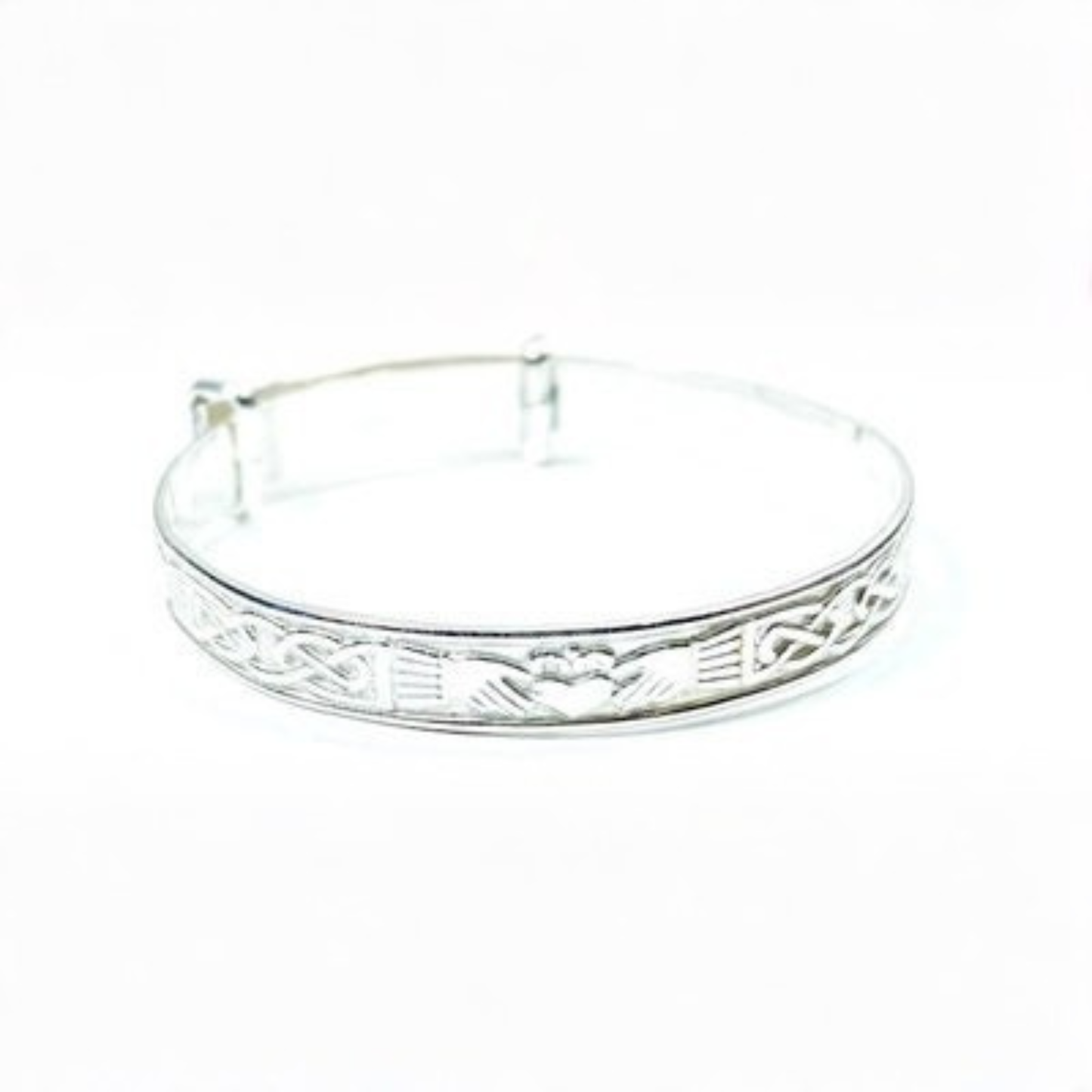 Kids Claddagh Expandable Bangle
