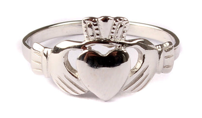 Kids Claddagh Silver Ring